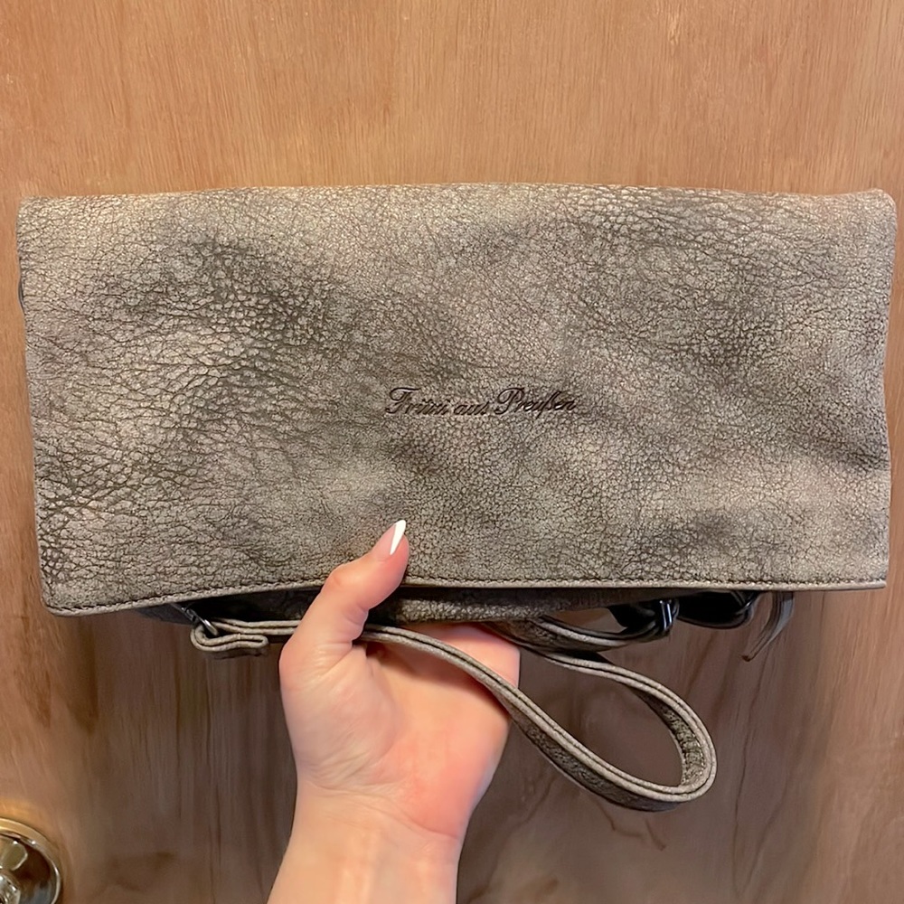 Brand new vegan leather satchel.